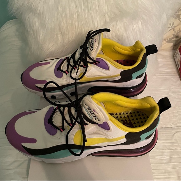 Nike Air Max 270 React (Geometric Abstract) Men’s 9.5, fits women’s 11 - Picture 4 of 7